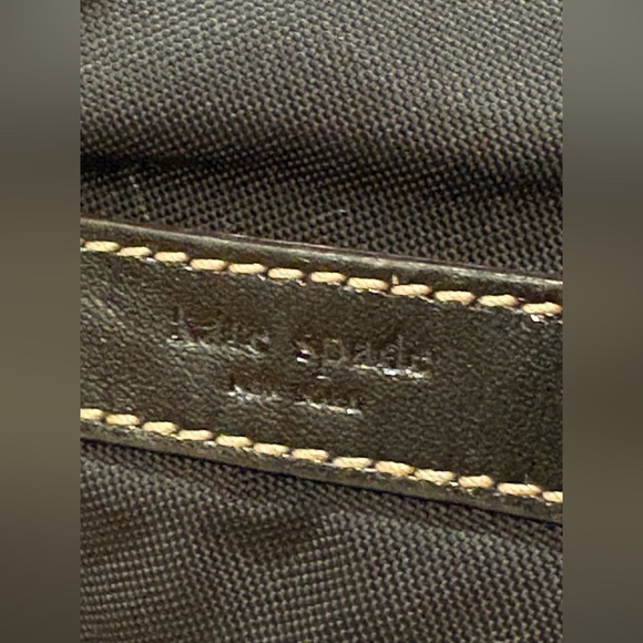 Kate Spade Black Canvas Tote with Leather Trim - Picture 2 of 14